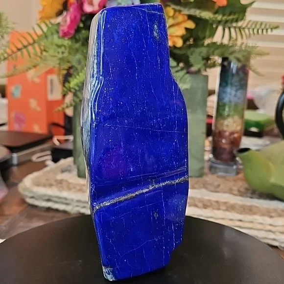 Super High Quality Lapis Lazuli Crystal Tower 6.8 X 3.0 2.4 lbs